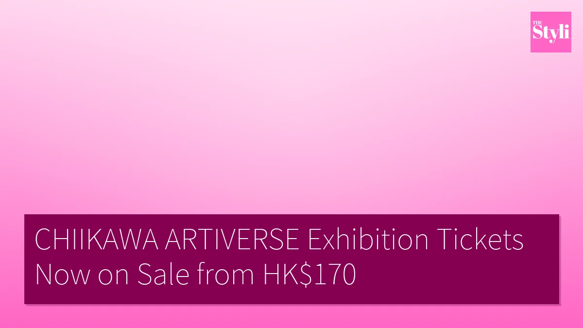 CHIIKAWA ARTIVERSE Exhibition Tickets Now on Sale from HK$170