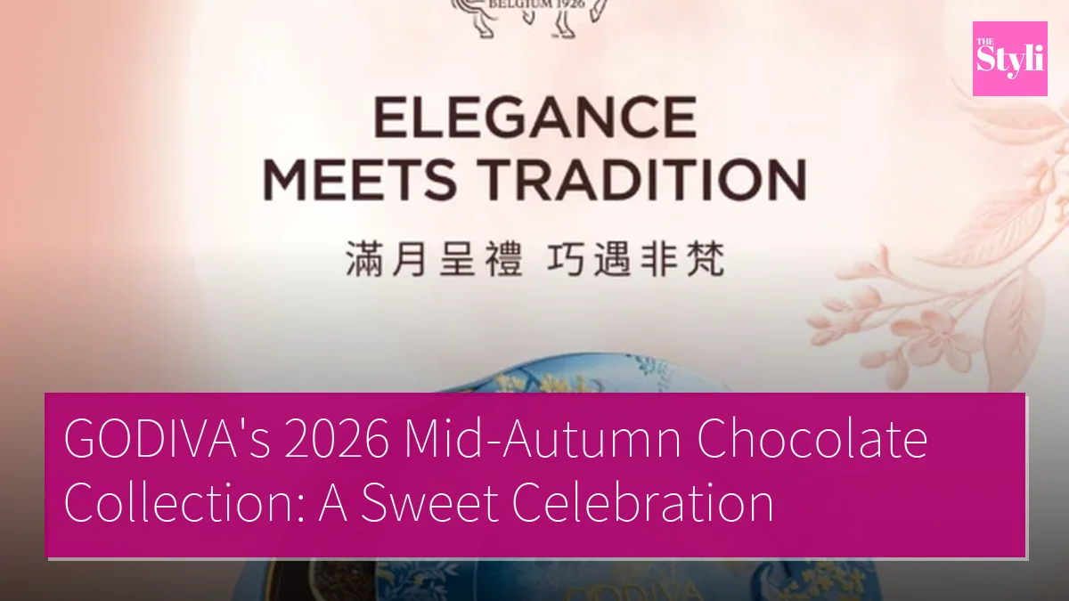 GODIVA's 2026 Mid-Autumn Chocolate Collection: A Sweet Celebration
