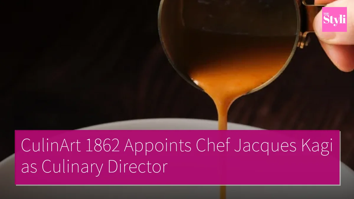 CulinArt 1862 Appoints Chef Jacques Kagi as Culinary Director